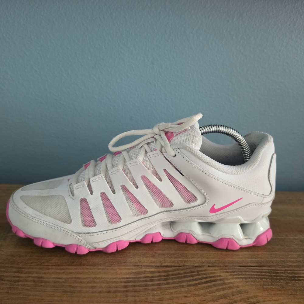 Nike Womens Reax Training Shoes White Pink Running Sneakers Size 9.5 US - Picture 6 of 10